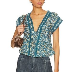 NWT Free People Landy Top Women's Size Large